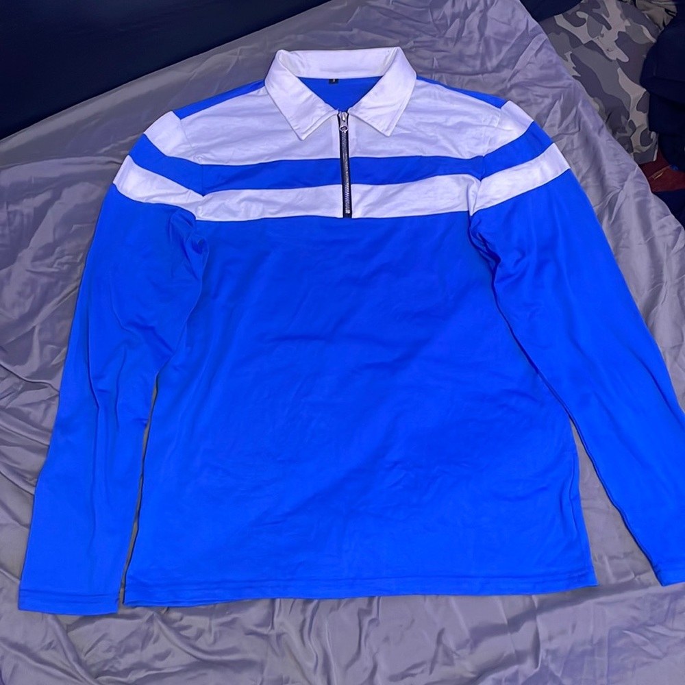 Long sleeve zip up shirt